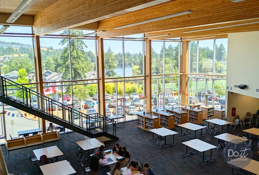 Belmont HS Bibliothek