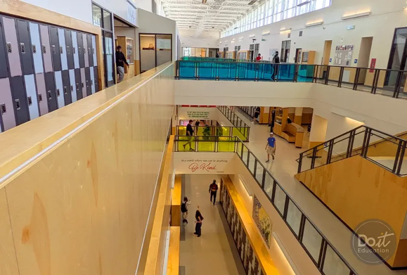 Belmont HS Hallway