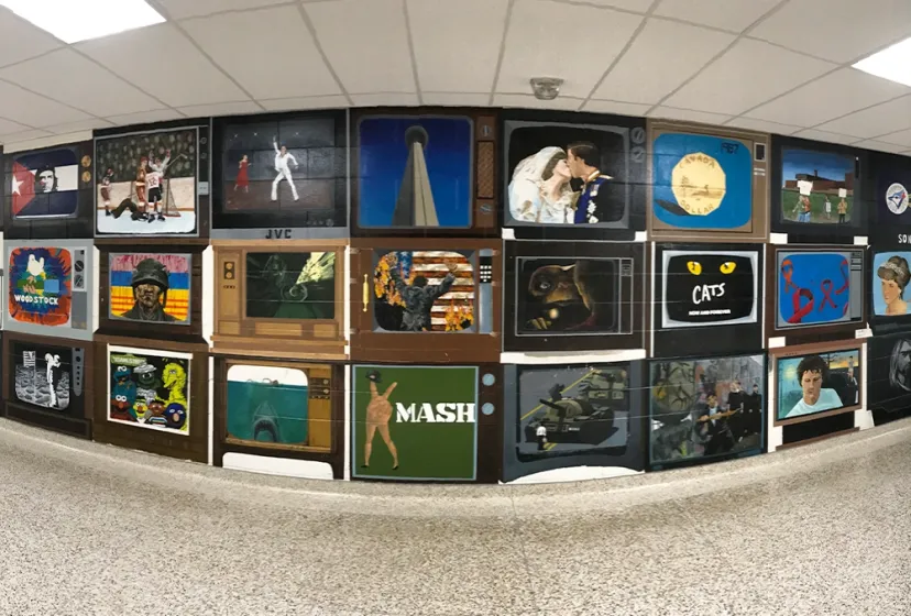 Centennial Collegiate Vocational Institute Bilderwand