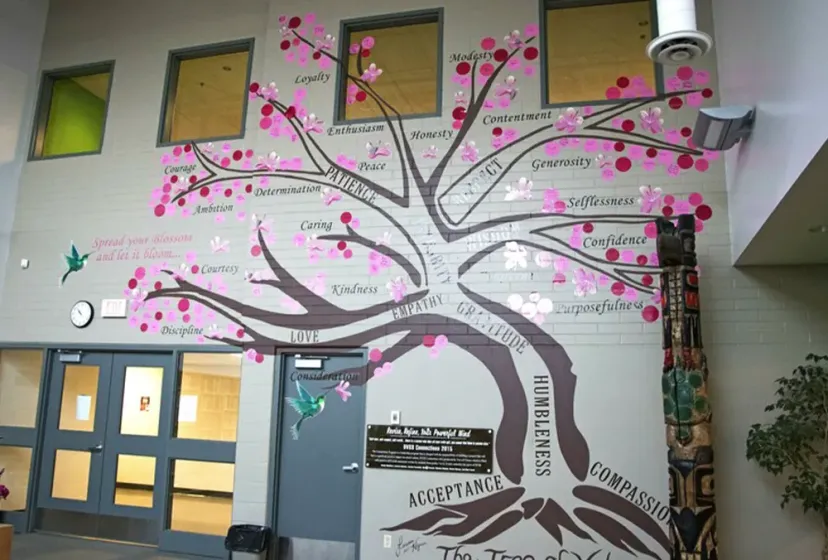 Drumheller Valley Secondary School Flur