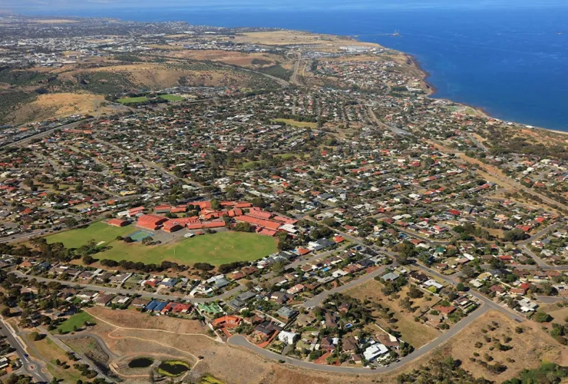 Hallet Cove School Vogelperspektive