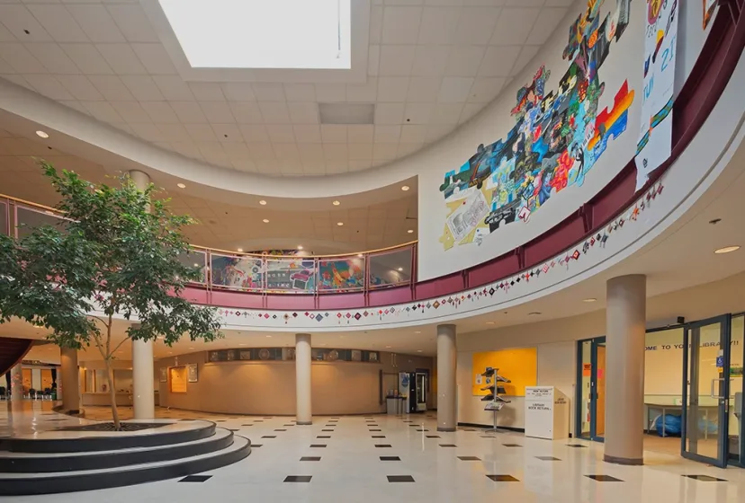 Hugh Boyd Secondary School Foyer