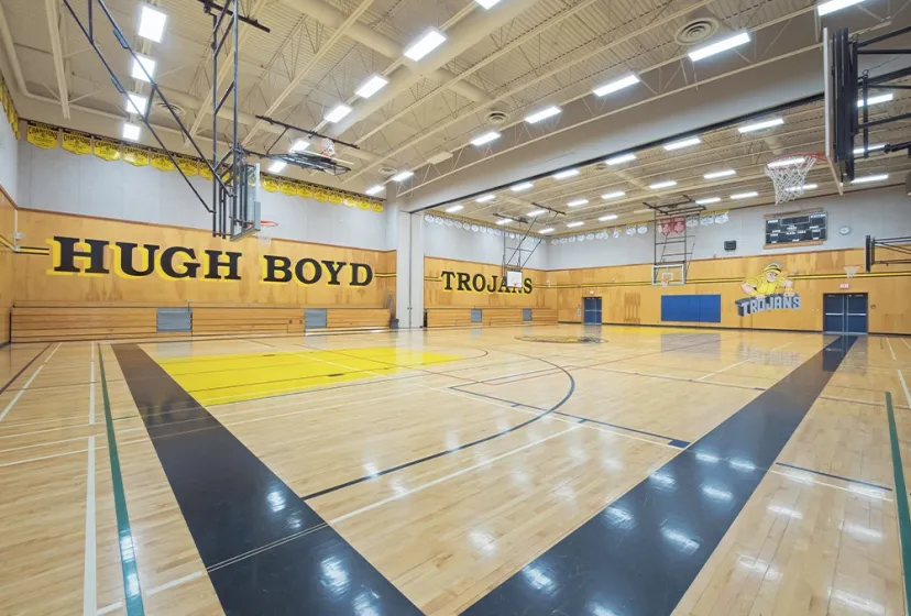 Hugh Boyd Secondary School Sporthalle