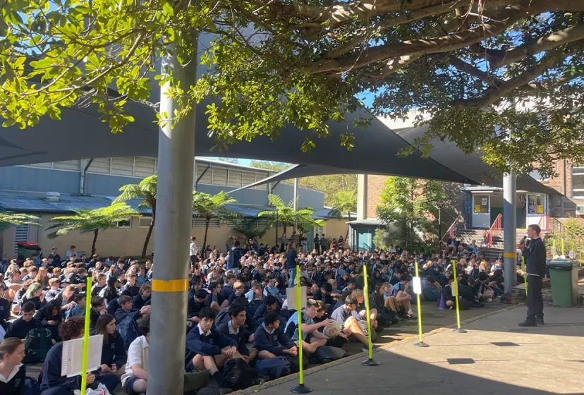Hunters Hill High School Schulhof