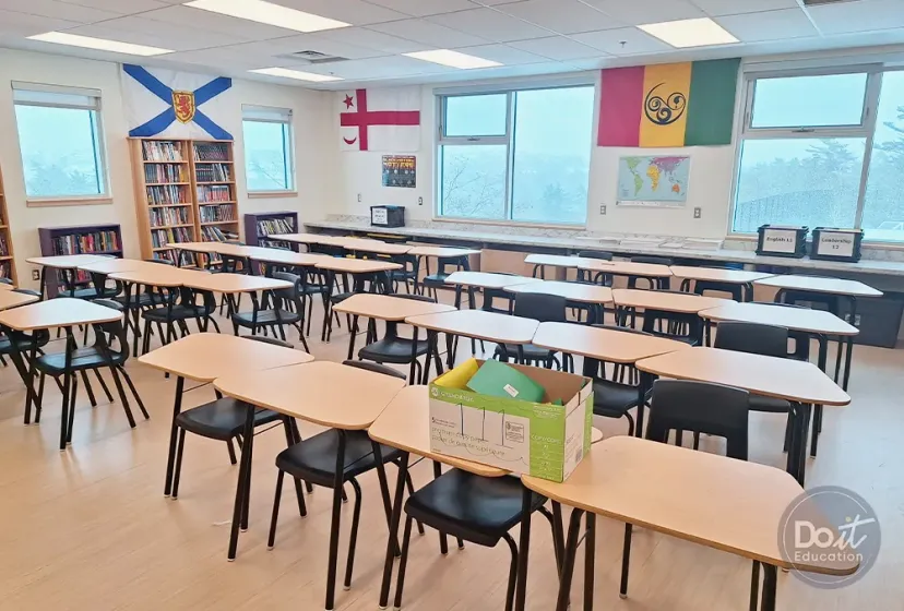 J.L. Ilsley HS Klassenraum