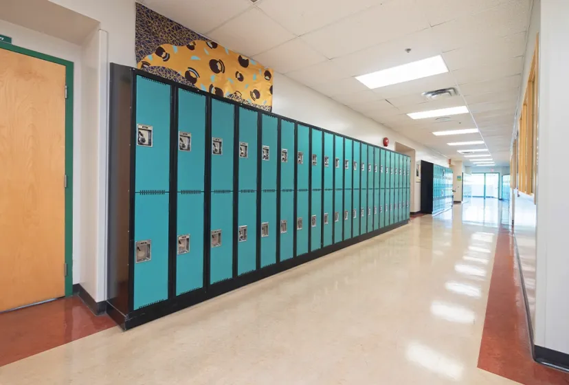 J.N. Burnett Secondary School Flur