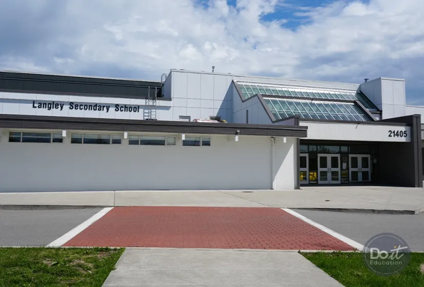 Langley Secondary HS Eingang