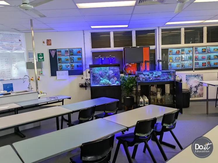 Meridan SHS Klassenraum