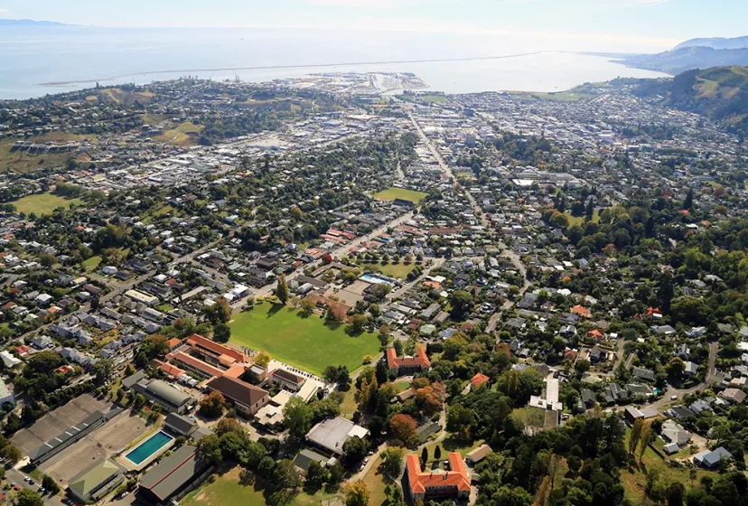 Nelson College Vogelperspektive
