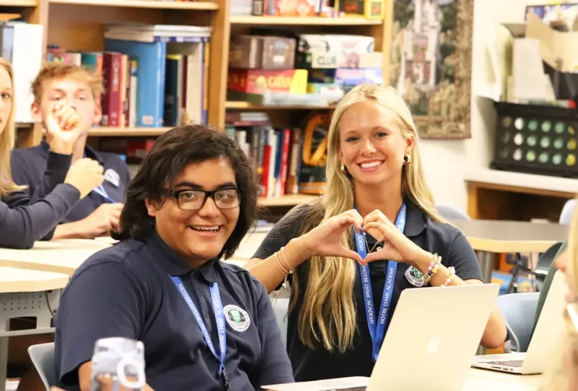 Notre Dame Academy Students