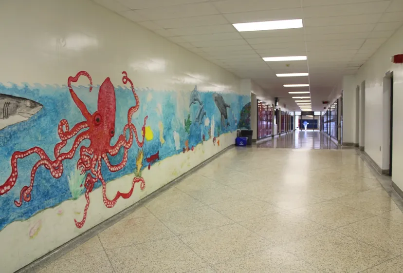 Orangeville District SS Hallway