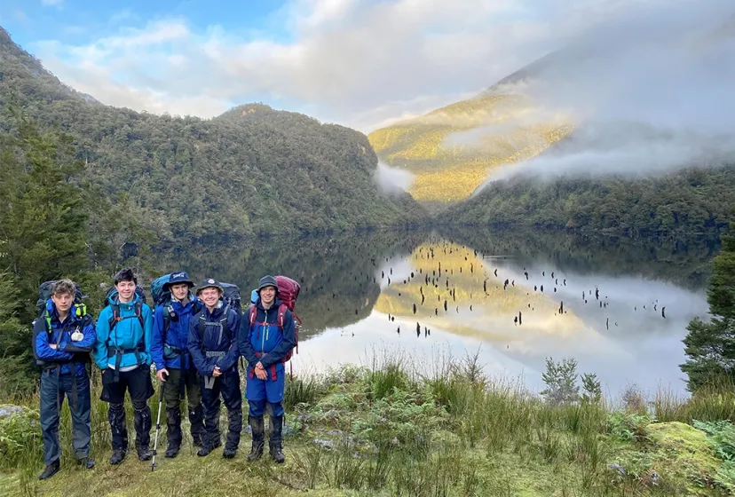 Otago Boys Hiking Students 2