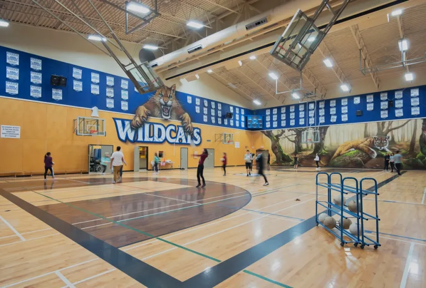 R.A. McMath Secondary School Sporthalle