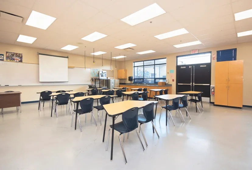 R.C. Palmer Secondary School Klassenzimmer