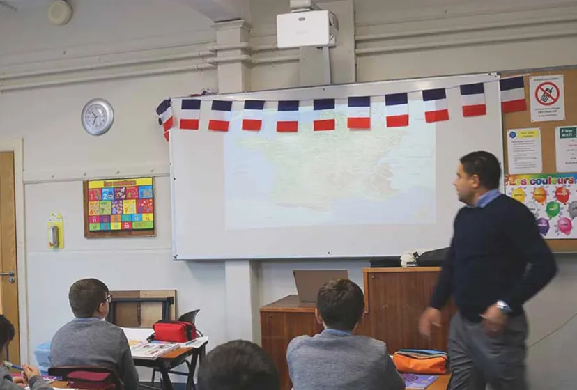 St. Patricks Secondary School Classroom