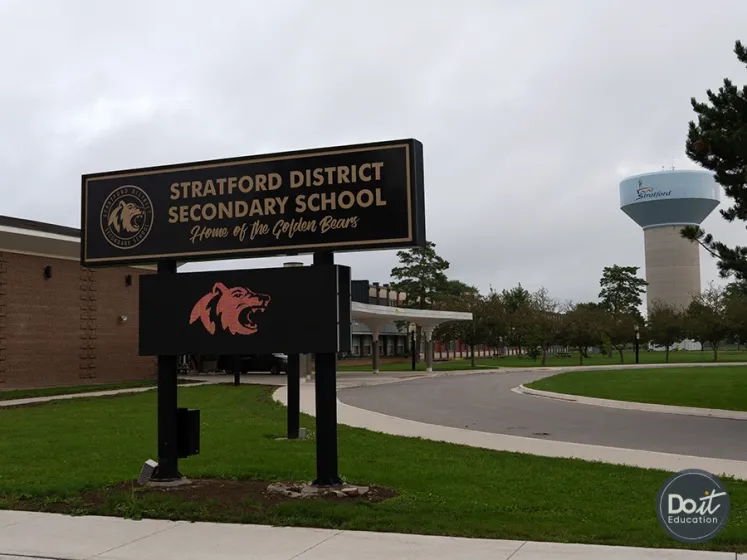 Stratford District Schild