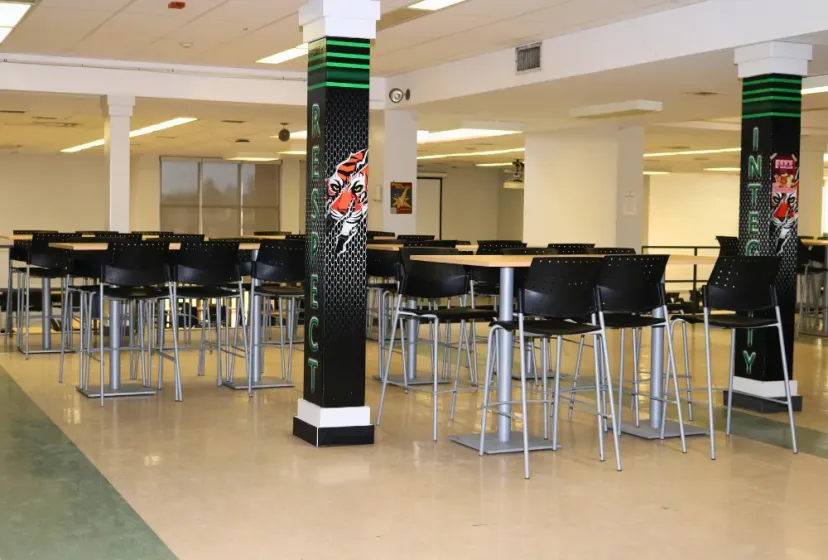 T v2.A. Blakelock HS Cafeteria