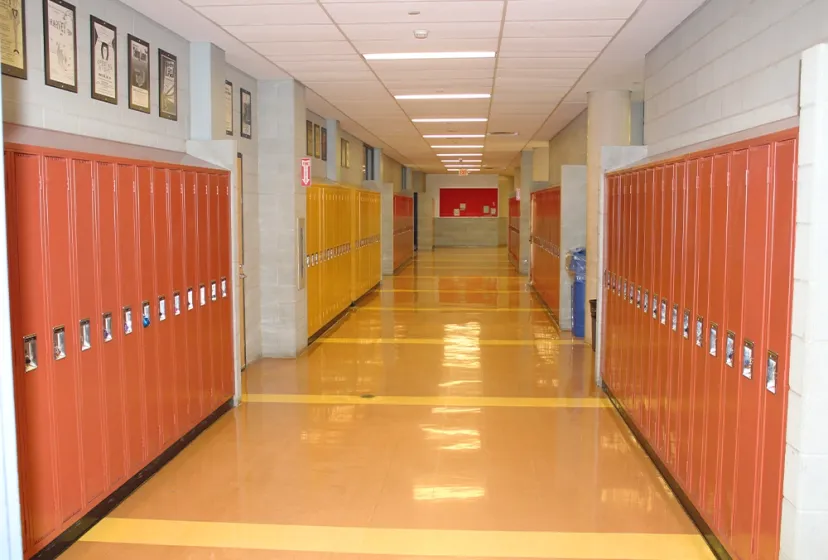 Westside Secondary School Hallway
